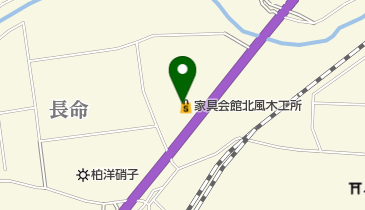 (株)家具会館北風木工所の地図画像