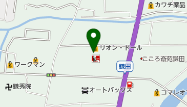 (株)岩瀬書店鎌田店の地図画像