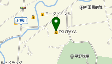 ブックエース上荒川店の地図画像