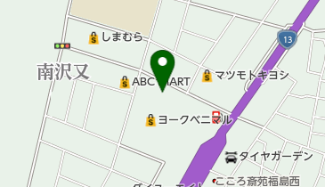 (株)岩瀬書店ヨークベニマル福島西店の地図画像