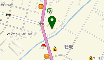 ブックオフ福島白河店の地図画像