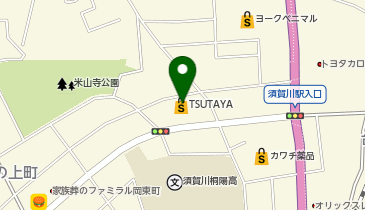 WonderREX須賀川店の地図画像