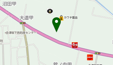 ダイソー会津坂下店の地図画像