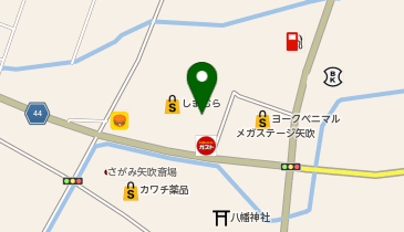 ダイソーメガステージ矢吹店の地図画像