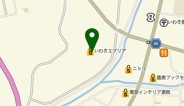 ダイソーいわきエブリア店の地図画像