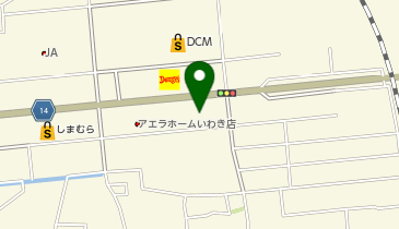 ダイソーいわき西郷店の地図画像