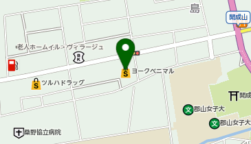 ダイソーヨークタウン郡山島店の地図画像