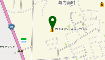 靴チヨダMEGAドン・キホーテUNY会津若松店の地図画像