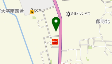 auショップ会津南の地図画像
