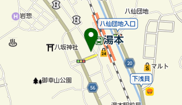 WAIWAIショップ湯本駅前店の地図画像