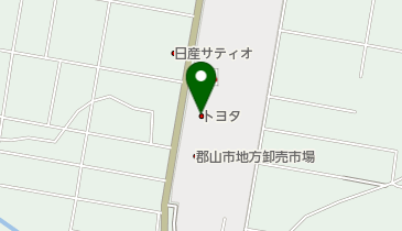 福島トヨタ自動車郡山富久山店の地図画像