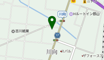 福島トヨペット郡山店の地図画像