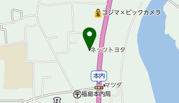 ネッツトヨタ福島福島丸子店の地図画像