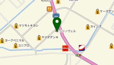福島トヨペットネッツノヴェル白河の地図画像