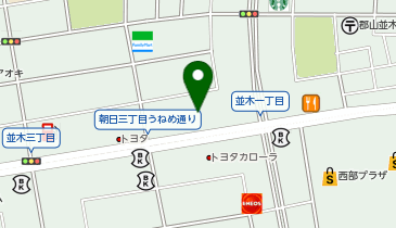 福島トヨペットネッツノヴェル並木の地図画像