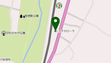 トヨタカローラ福島田島店の地図画像