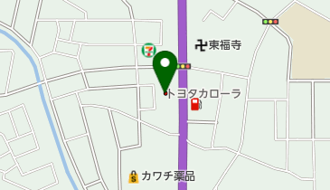 トヨタカローラ福島富田店の地図画像