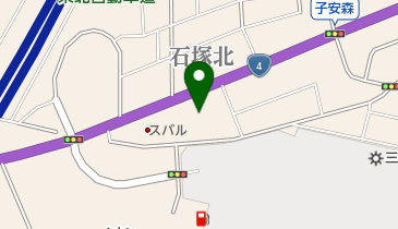 トヨタカローラ福島白河店の地図画像