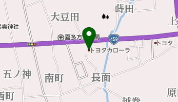 トヨタカローラ福島喜多方店の地図画像