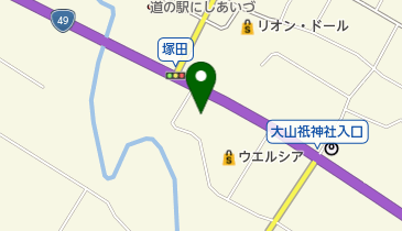 トヨタカローラ福島西会津店の地図画像