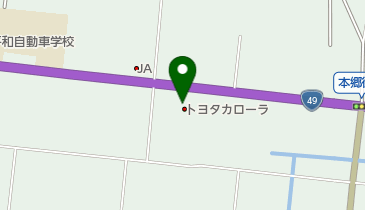 トヨタカローラ福島坂下店の地図画像