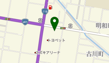 トヨタカローラ福島会津店の地図画像