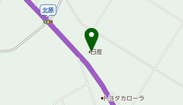 福島日産原町店の地図画像