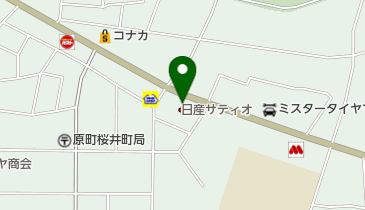 福島日産桜井町店の地図画像