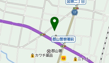 福島日産郡山香久池店の地図画像