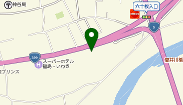 日産部品福島販売いわき営業所の地図画像