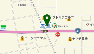 レッドバロン会津若松の地図画像