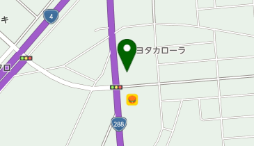 Honda Cars福島日和田店の地図画像