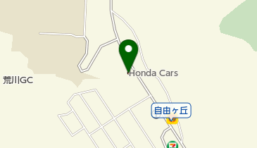 Honda Carsいわき中央自由ヶ丘店の地図画像