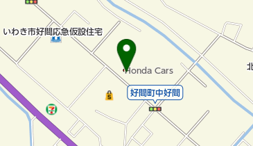 Honda Carsいわき西好間店の地図画像