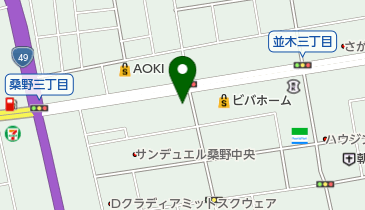 Honda Cars福島郡山桑野店の地図画像