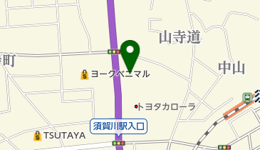 スバル東北須賀川店の地図画像