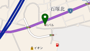 スバル東北白河店の地図画像