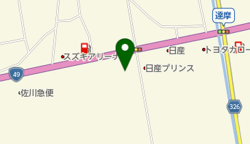 いすゞ自動車東北会津支店の地図画像