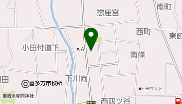 スズキ自販福島スズキアリーナ喜多方の地図画像