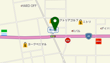 レッドバロン会津若松の地図画像
