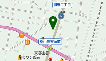 PEUGEOT郡山の地図画像