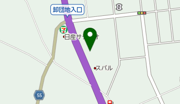 フォルクスワーゲン郡山インターの地図画像