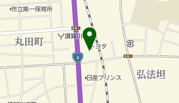 福島トヨタ自動車須賀川店の地図画像