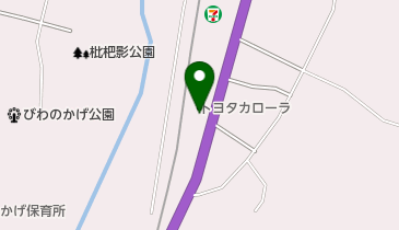 トヨタカローラ福島田島店の地図画像