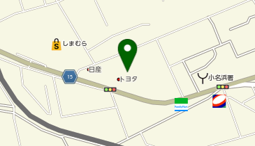 福島トヨタ自動車いわき小名浜店の地図画像