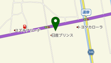 日産プリンス福島オートピア会津の地図画像
