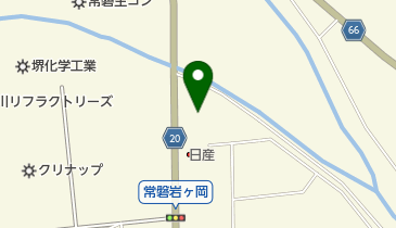 福島日産パープル常磐の地図画像