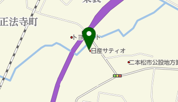 福島日産二本松バイパス店の地図画像