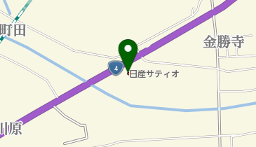 福島日産白河金勝寺店の地図画像