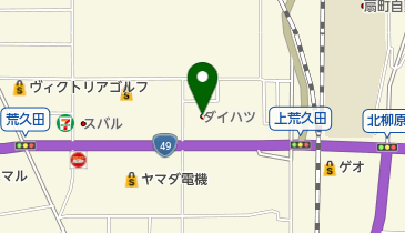 ダイハツ福島会津店の地図画像